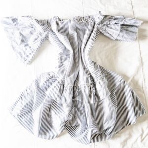 Oversized Strapless Dress